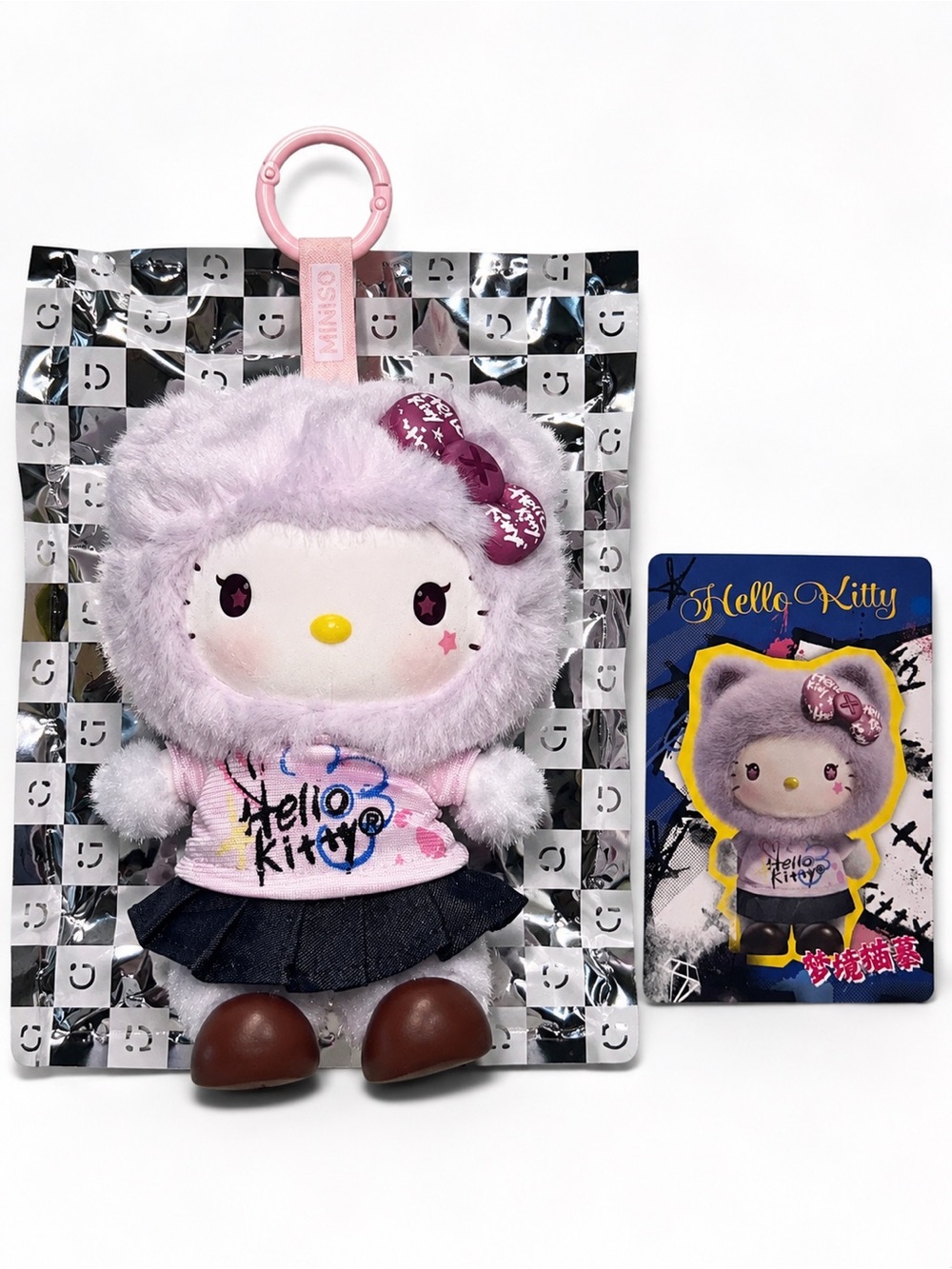 💜💜 New Authentic MINISO x Sanrio Hello Kitty Street Graffiti Series Vinyl Plush